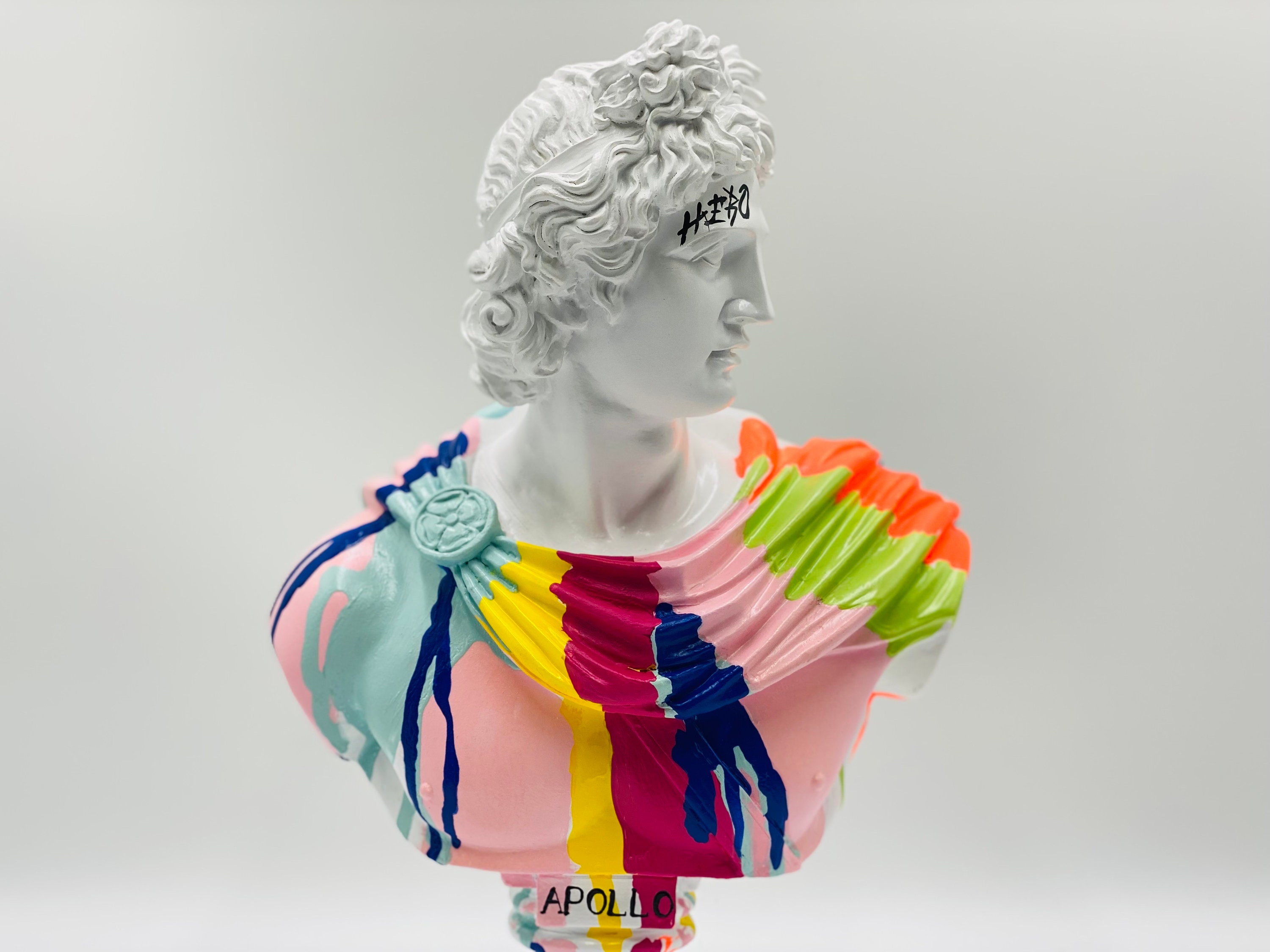 Apollo Statue Ancient Greek Mythology Art, Roman God Apollo Sculpture ...