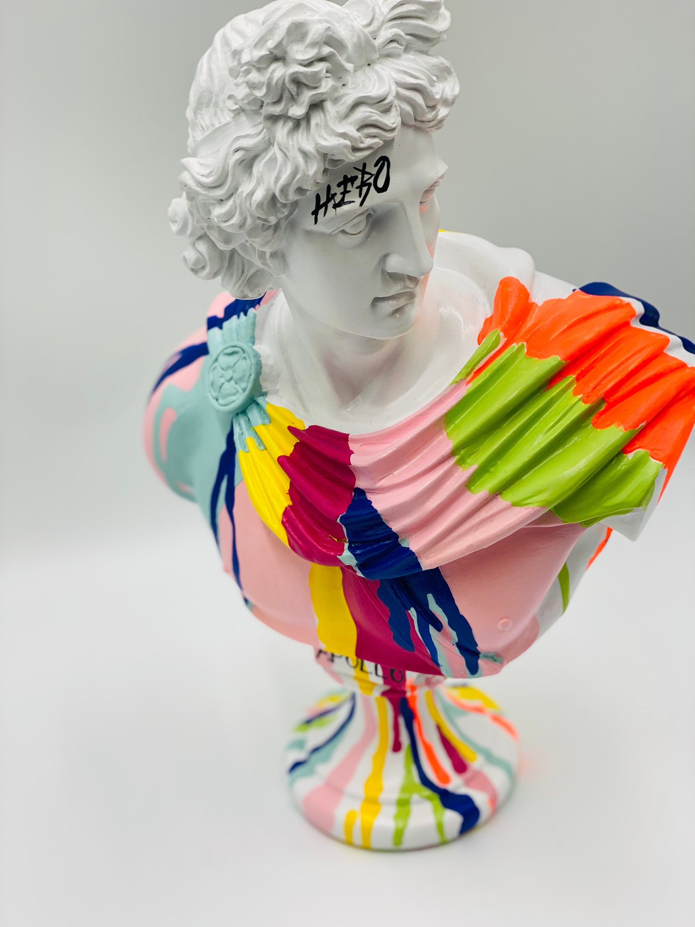 Apollo Statue Ancient Greek Mythology Art, Roman God Apollo Sculpture ...