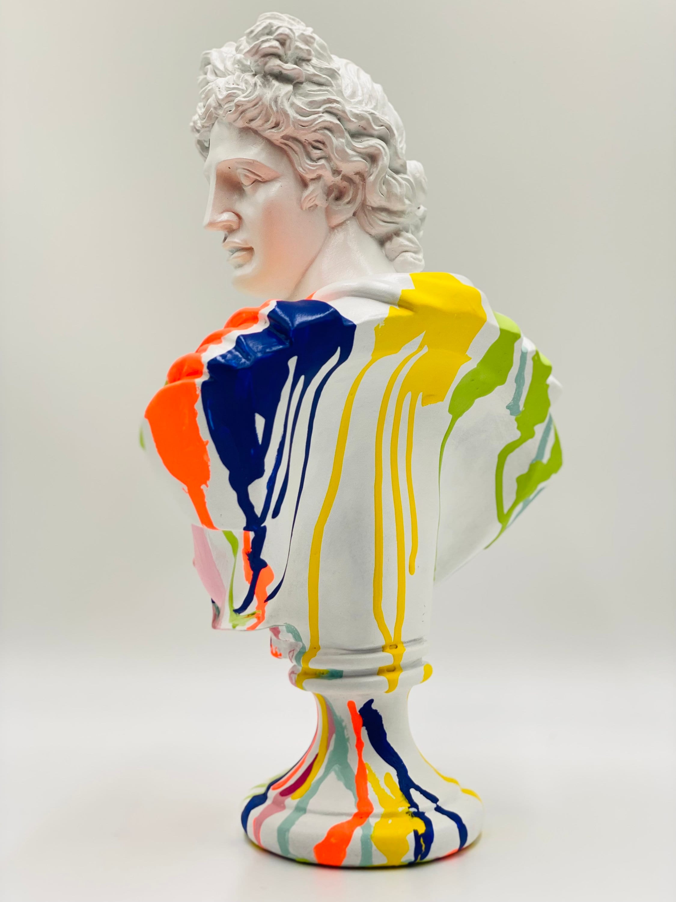 Apollo Statue Ancient Greek Mythology Art, Roman God Apollo Sculpture ...