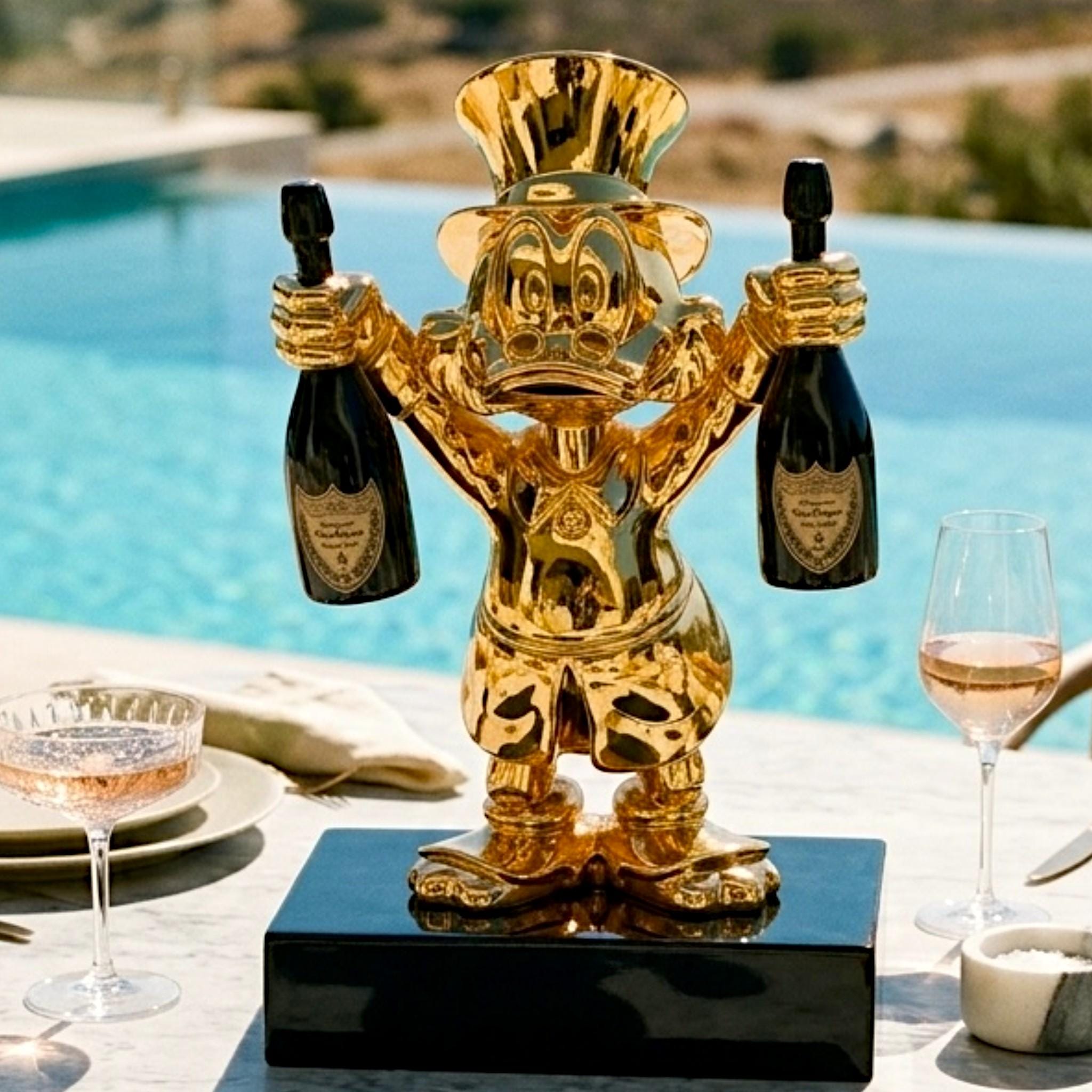 Gold mickey mouse statue - Etsy 日本