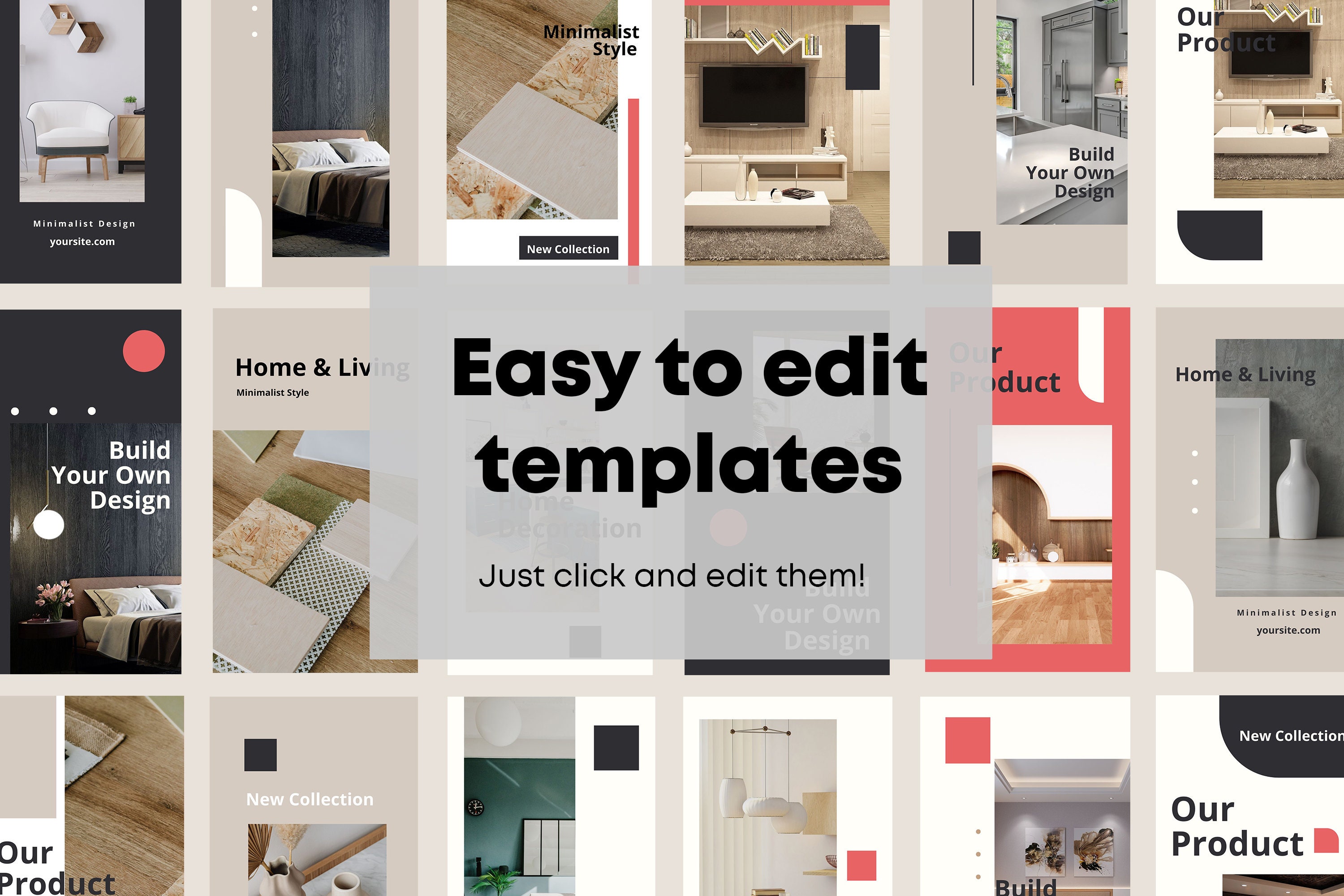 Interior Design Instagram Templates Interior Designer Social Media ...