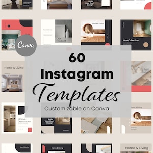 Interior Design Instagram Templates Interior Designer Social Media Content Home Decor Aesthetic Canva Templates Virtual Interior Design Post
