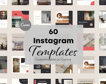 Interior Design Instagram Templates Interior Designer Social Media Content Home Decor Aesthetic Canva Templates Virtual Interior Design Post