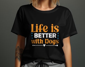 Ich liebe es, wenn mein Hund mir das Hundegesicht gibt, T-Shirt Hund Mama Shirt Geschenk für Hundeliebhaber T-Shirts