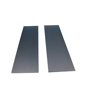 24&quot; x 6&quot; 16 Gauge Shimstock Steel Sheet Metal for Craft Art 2 Pack  | Metalworking Sheet metal. Scrap metal | DIY Metal Sheets