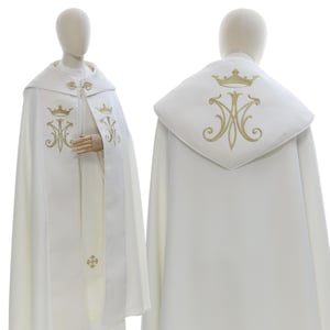 Marian gothic cope with stole Vestment