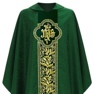Gotische Kasel mit Stola