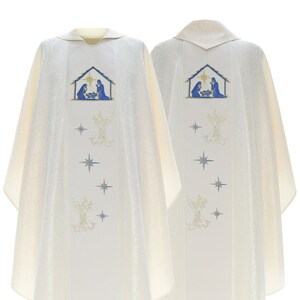 Gothic chasuble &quot;Christmas&quot; with stole  Vestment