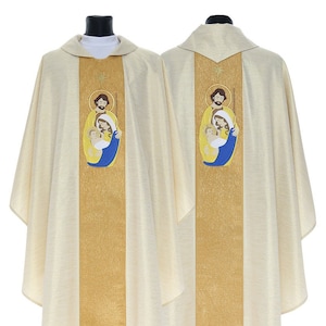 Gothic chasuble &quot;Christmas&quot; with stole Vestment