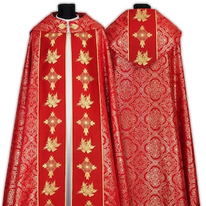 Gothic cope with stole Vestment