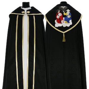 Gothic cope &quot;Holy Trinity&quot; with stole Vestment