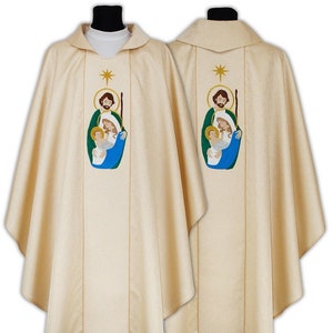 Gothic chasuble &quot;Christmas&quot; with stole Vestment