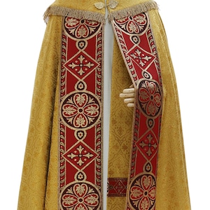 Gothic cope with stole Vestment