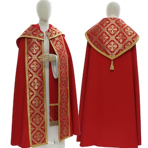 Gothic cope with stole Vestment