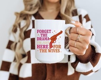 Hunting Wives Mug: Lesbian Pride Rainbow Ceramic Cup - TV Show Fan Gift