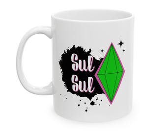 Caneca de Café The Sims: Presente para Jogadores Plumbob (11 oz)