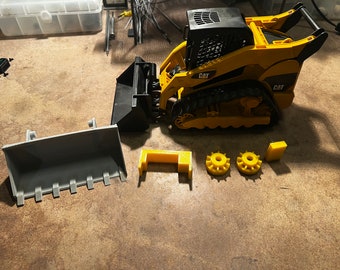 1/16 RC bruder cat skid steer 3-D printed parts only!