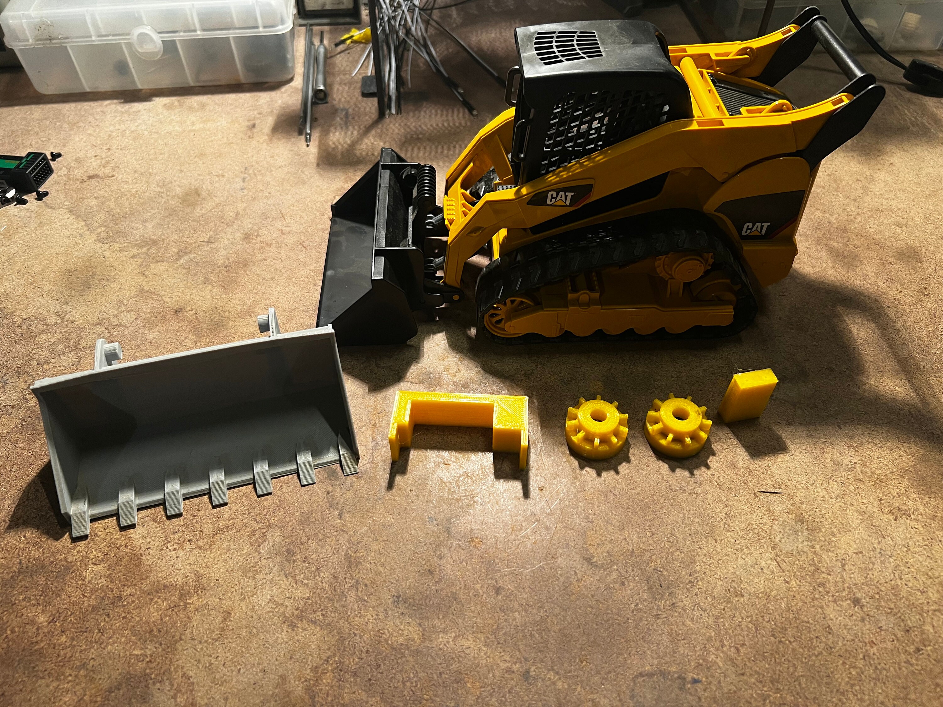 1/16 RC Bruder Cat Skid Steer 3D Printed Parts Only Etsy