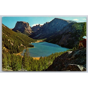 Carte postale Upper Green Reiver Lake Wyoming Square Top Mountain ES-226 0160