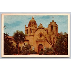 Carte postale Mission San Carlos Carmel, Californie 0705