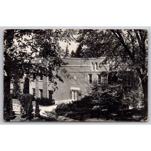 Postkarte Emmanuel Missionary College Berrien SpringsMichigan James White Gedenkbibliothek 0165