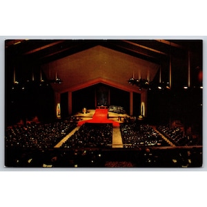 Cartão postal Milton Hershey School Pensilvânia Chocolate Town Chapel Auditorium