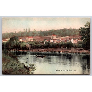 Cartão Postal Antigo França L'Oise a Vaureal A. Bourdier Versailles 0265