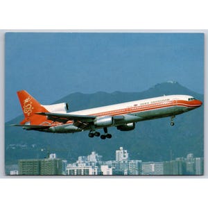 Carte postale Dragonair L.1011-1 TriStar Hong Kong Airline Transport en avion #960