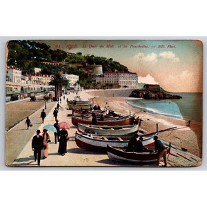 Carte postale Nice Le Quai du Midi et Les Pouchettes 0697