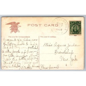 Cartolina antica USS Kansas Marina militare 0569 immagine 2