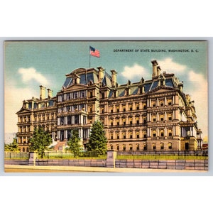 Cartolina d'epoca Dipartimento di Stato Edificio Washington DC 0235