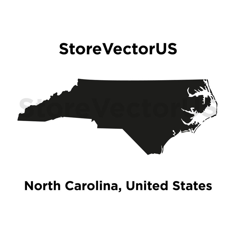 North Carolina | Printable Map of the State of North Carolina ...