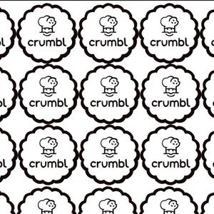 Crumbl Transparent Logo 23&quot; square