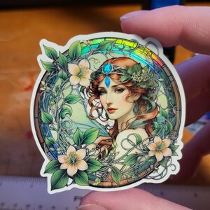 Jugendstil Gartenkranz - Holografisch