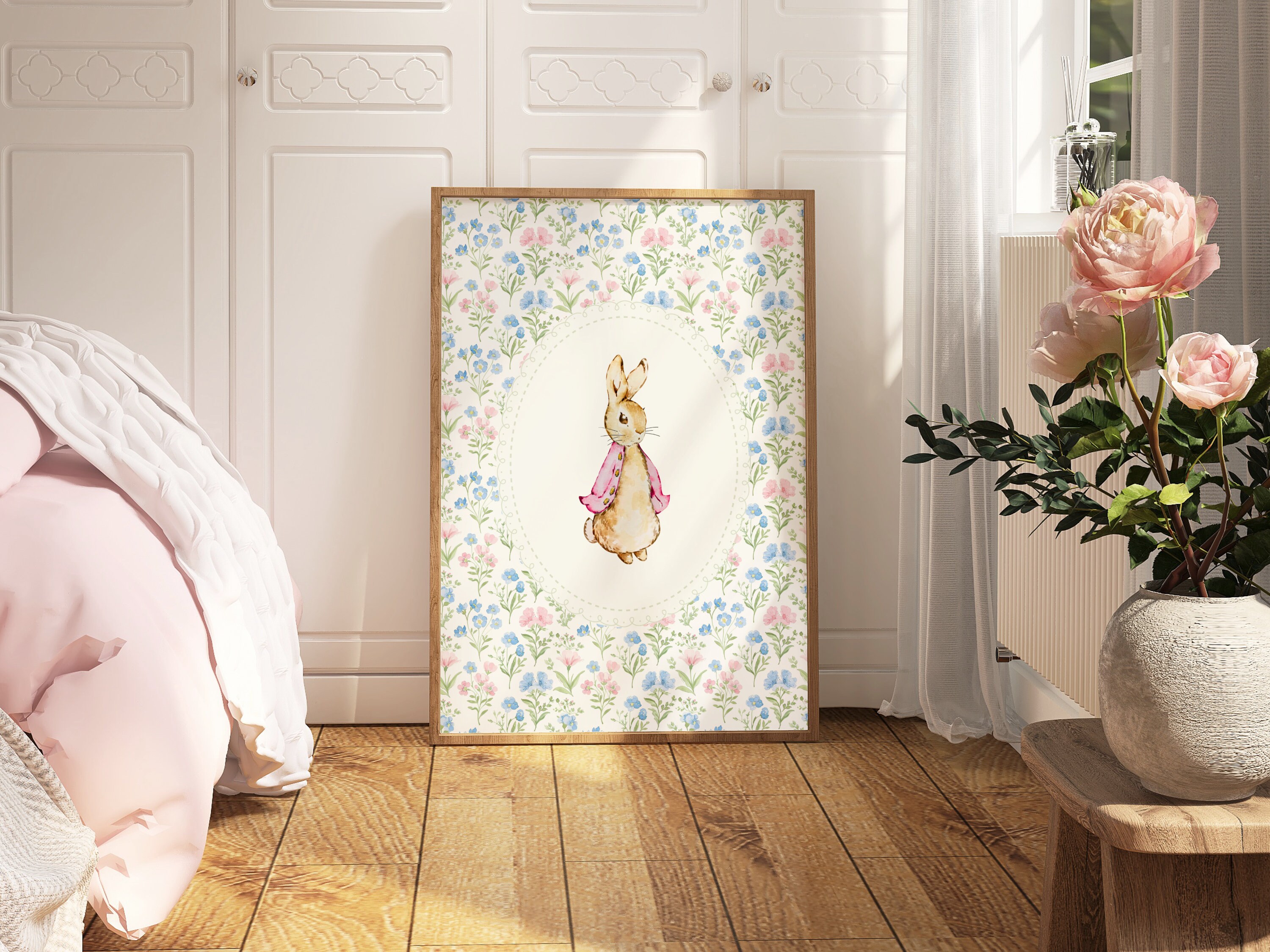Peter Rabbit Nursery Decor, Cottagecore Decor, Beatrix Potter Print ...