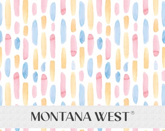 Brush Strokes Seamless Pattern, Digital Watercolor Colorful Brush Strokes Seamless Pattern File for Commercial Use, Abstract Brush Strokes