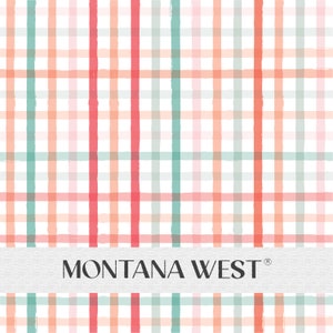 Pastell gingham sömlöst mönster, digitalt akvarell pastellränder gingham pläd sömlöst mönster fil för kommersiellt bruk, pastell