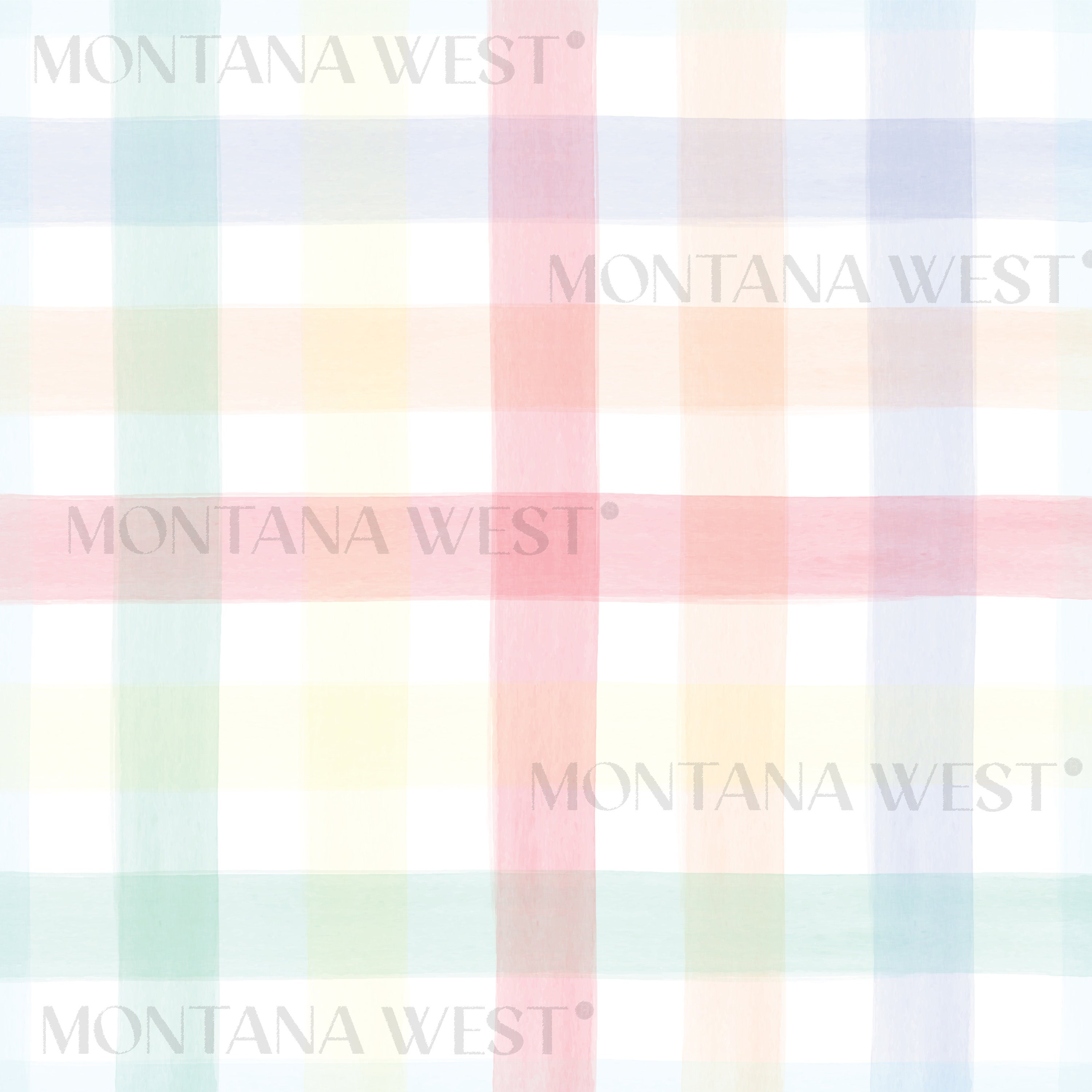 Pastel Checkered Seamless Pattern, Digital Watercolor Checkered ...