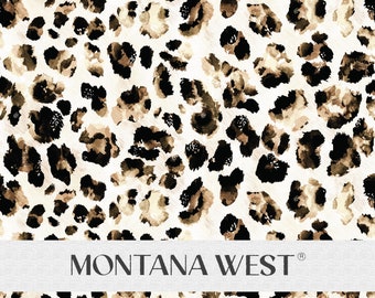 Leopard Print Seamless Pattern, Digital Watercolor Leopard Cheetah Skin Vintage Style Seamless Pattern File for Commercial Use, Animal Print