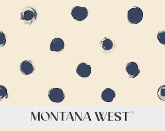 Abstract Polka Dots Seamless Pattern, Digital Hand-Drawn Vintage Polka Dots Seamless Pattern File for Commercial Use, Surface Pattern