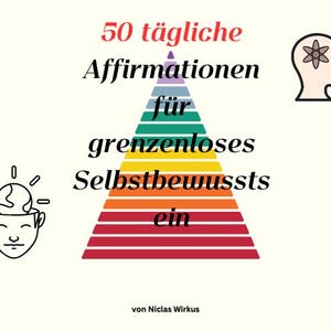 50 daily affirmations for more self-confidence – Printable PDF Download – Personal development & mindset strengthening