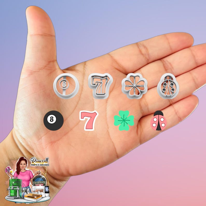 Lucky Items Pack Cutters Clay Cutter - Etsy