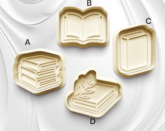Book Cookie Cutter: 3D Printed Fondant Clay Cutter
