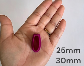 Petal Huggie Polymer Clay Cutter: 3D Printed Craft Tool