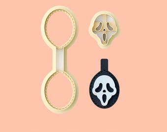 Scream  Keychain clay cutter