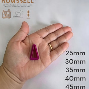 Triangle Polymer Clay Cutter: 3D Printed Craft Tool