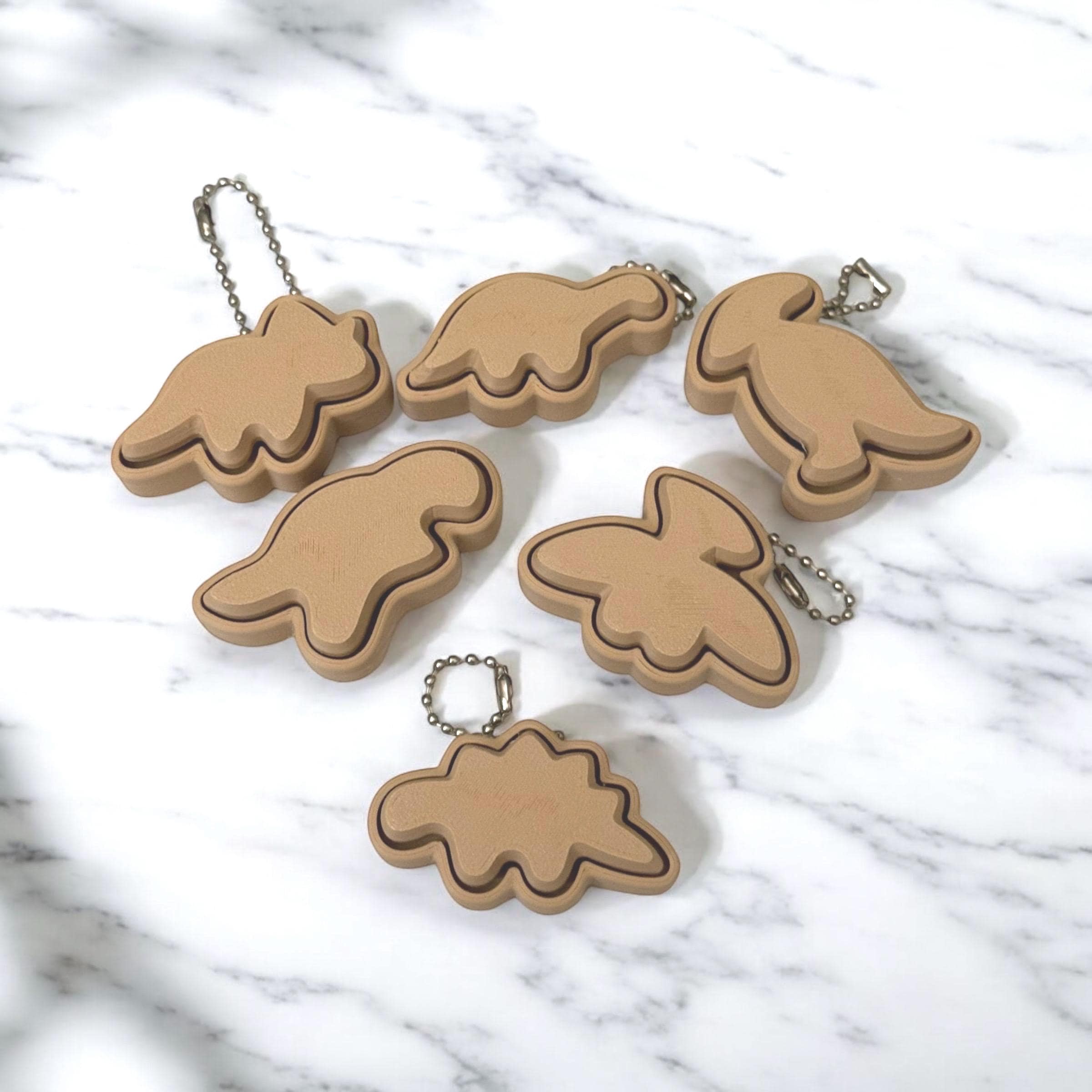 Dino Nugget Fidget Clicker | Clickers keychain