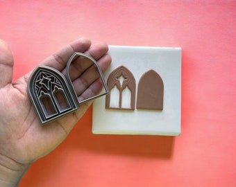 Cathedral Window Polymer Clay Cutter: Gothic Clay Tool