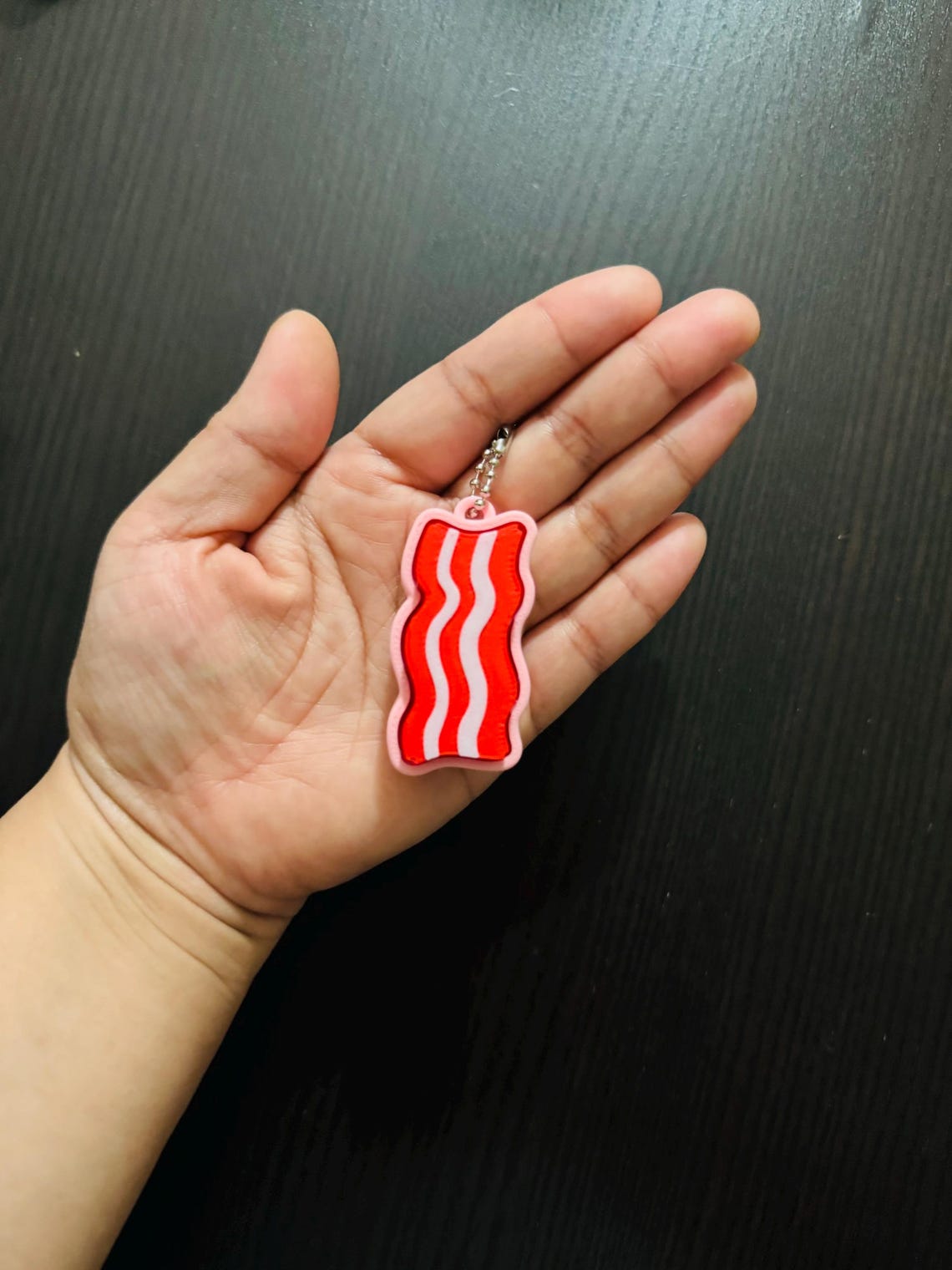 Breakfast Food Clicker Keychain: Bacon, Egg & Toast - Etsy