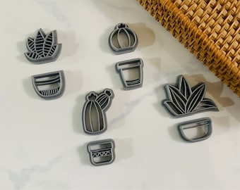 planters set  Polymer Clay Cutters